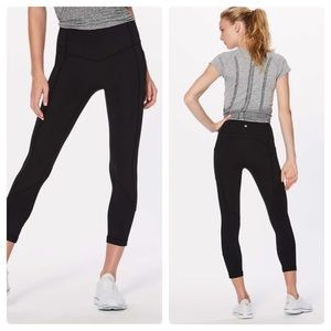 Lululemon All the Right Places Crop in Black